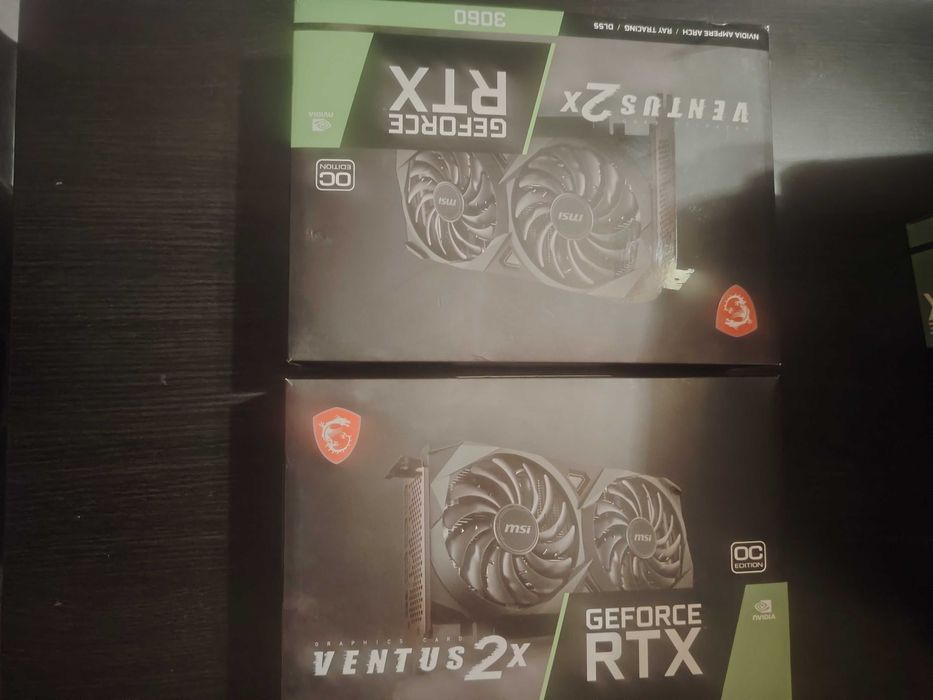 Видеокарти nvidia 3060 и 3060ti