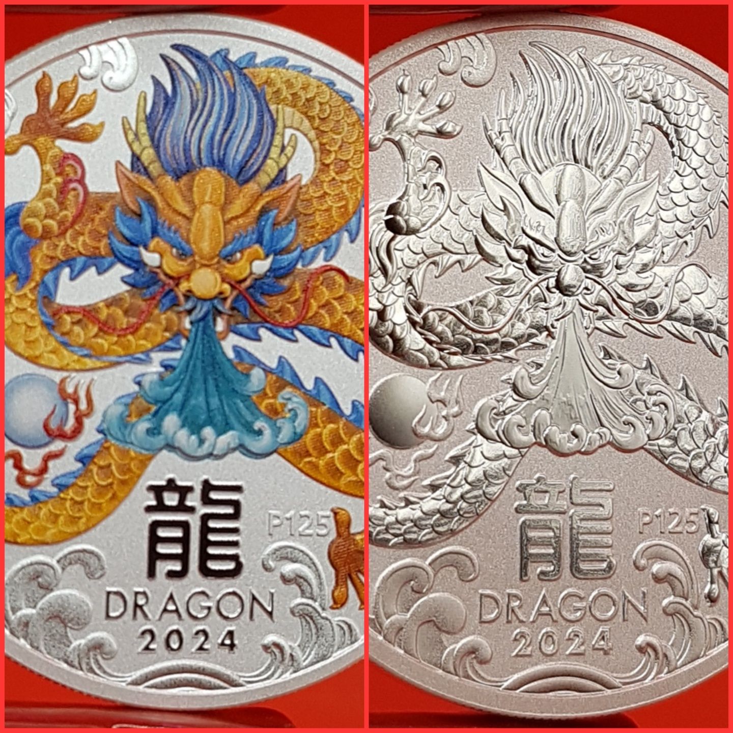 Perth Mint Lunar 3 III de 1/2, 1, 2 si 5 oz monede lingou argint 999
