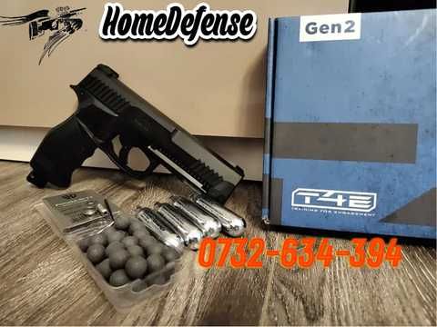 Pistol cu Bile De CAUCIUC HDP.50/Glok 20jouli cal.50 Co2 Fara PERMIS