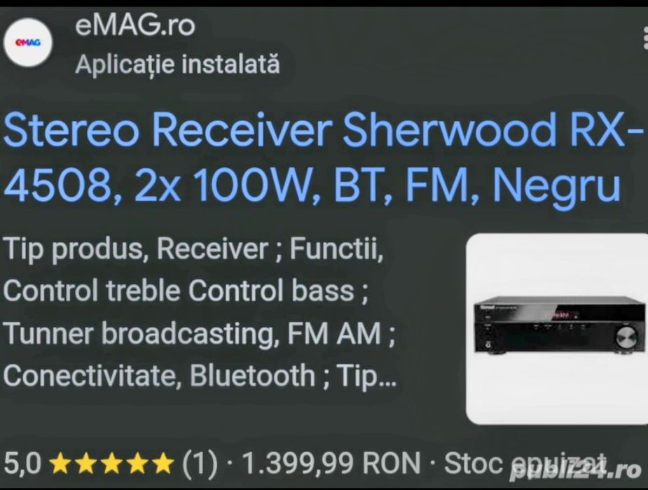 Amplituner nou - foarte ieftin