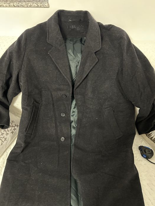 Palton Larusso lana si casmir marime mare unisex lung