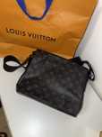 Louis Vuitton Monogram Eclipse District PM Messenger Bag!!