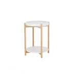 Masuta De Cafea Din Bambus  Diametru 44 Cm