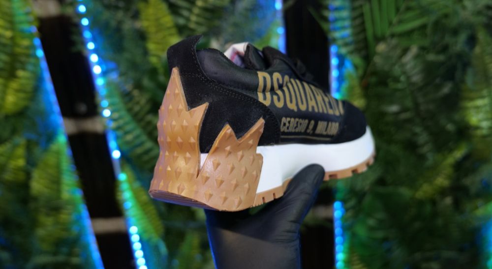 дамски маратонки Dsquared2 Цвят - Черно и Златисто 36-40 номер