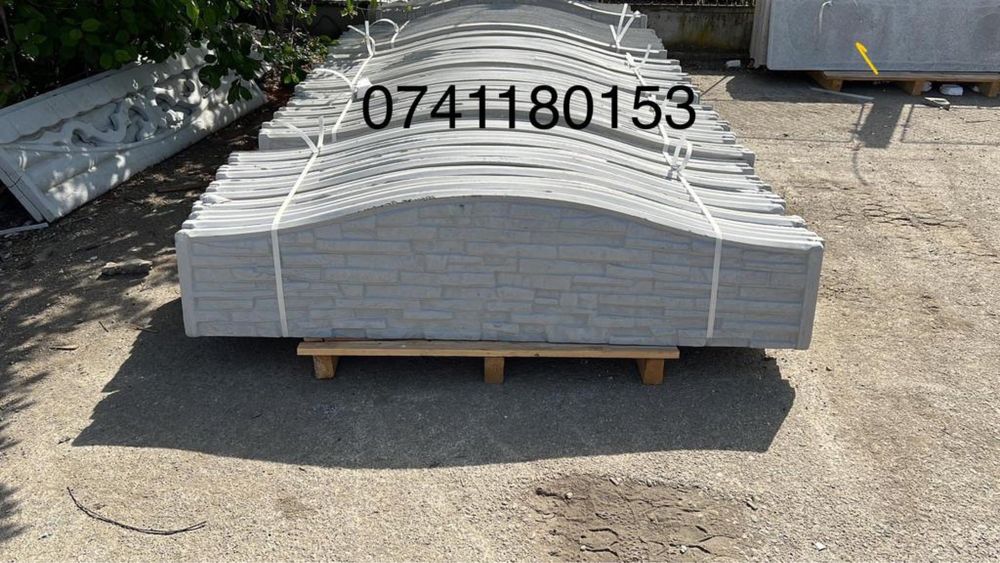Gard placi beton