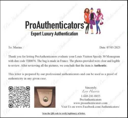 Louis Vuitton Speedy 30 Monogram – Original, certificat  autenticitate
