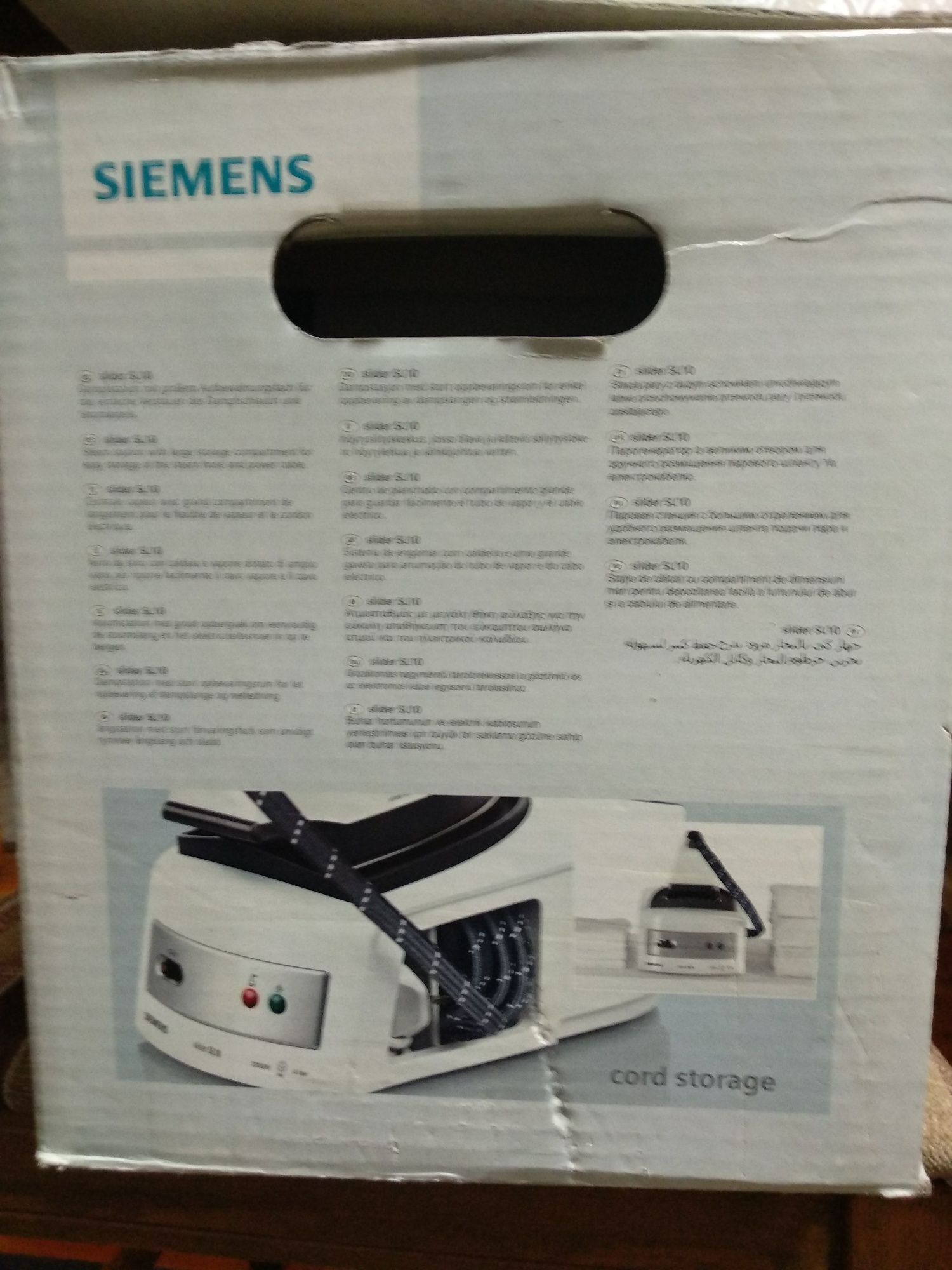 Утюг паровой Siemens slider SL 10