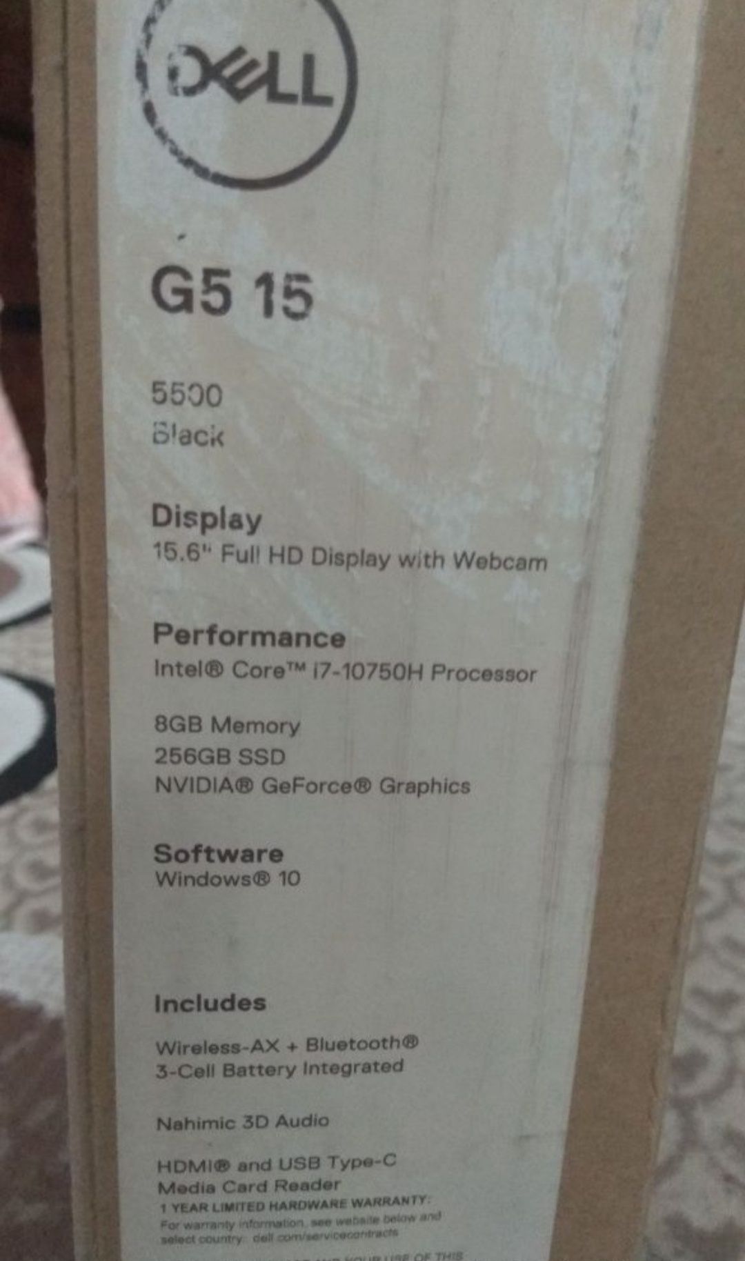 Notebook dell G5