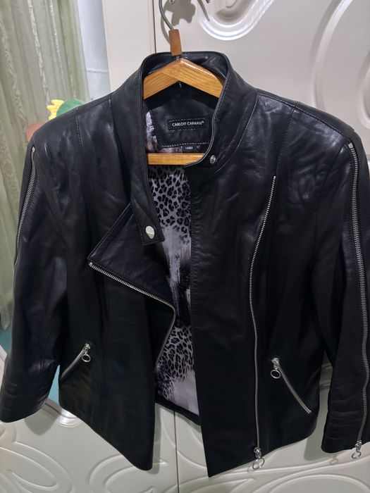 Кожный куртка пр. Турция