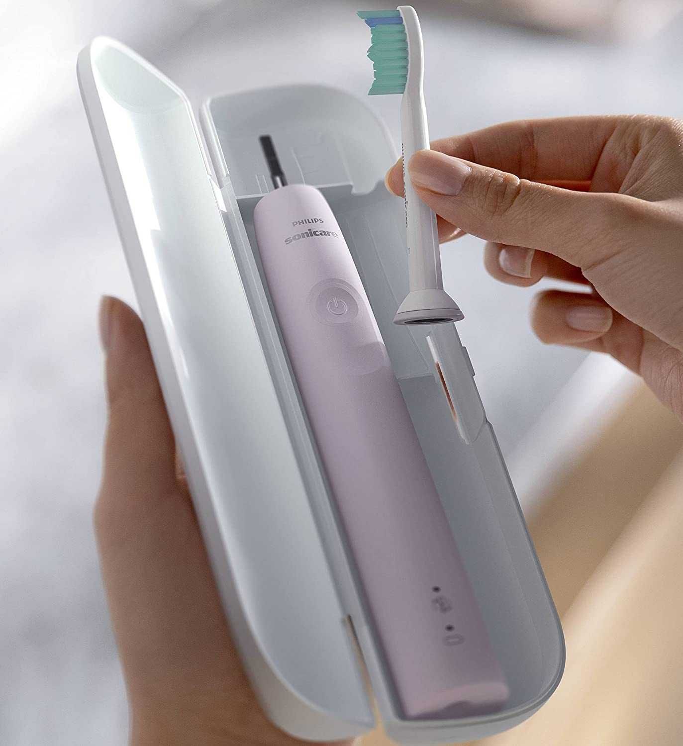 Philips Sonicare 3100 електрическа четка за зъби-розов цвят,с кутия