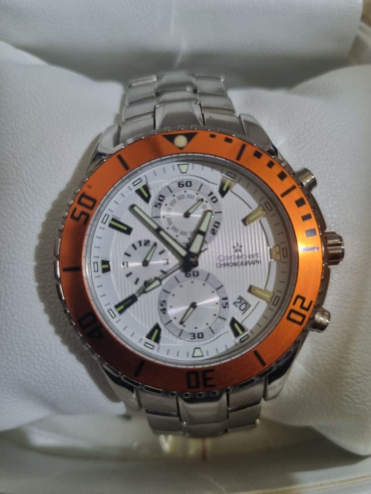 Разпродажба ! Мъжки часовник Cortebert Swiss Made 1790