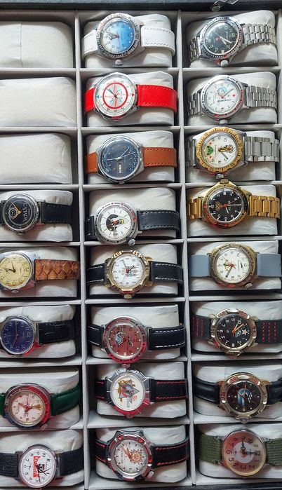 Lot ceasuri colecție proprie toate URSS, automate și mecanice