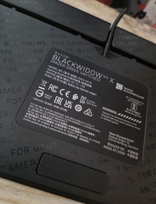 Tastatura gaming Razer Blackwidow v4 green switch