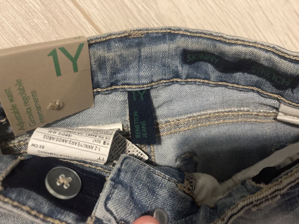 Бебешки Детски дънки Бенетон Benetton НОВИ