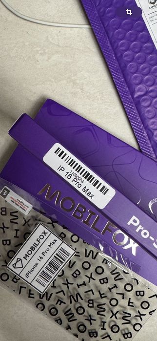 Folie sticlă iPhone 17 PRO Mobilfox PRO-SHIELD