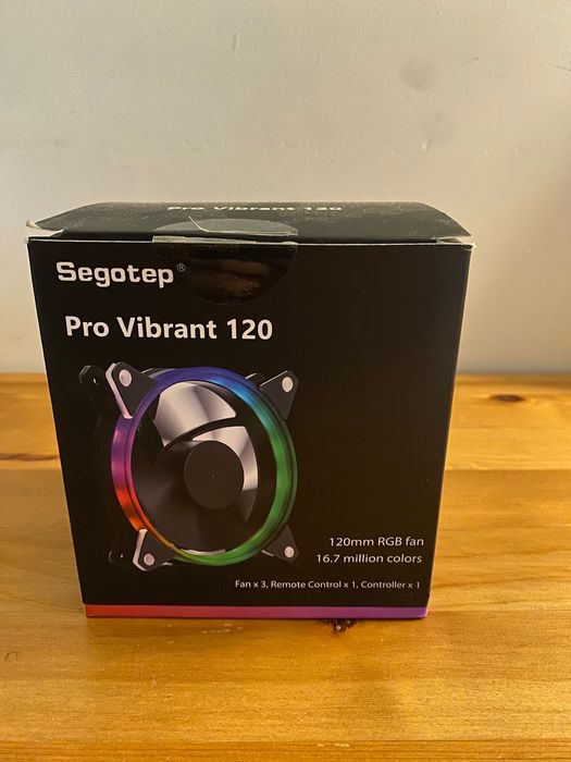 Kit ventilatoare PC Segotep Pro Vibrant 120 RGB