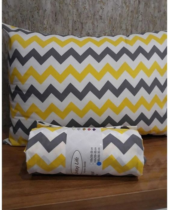 Единичен еластичен чаршаф и калъфка за възглавница
100*200