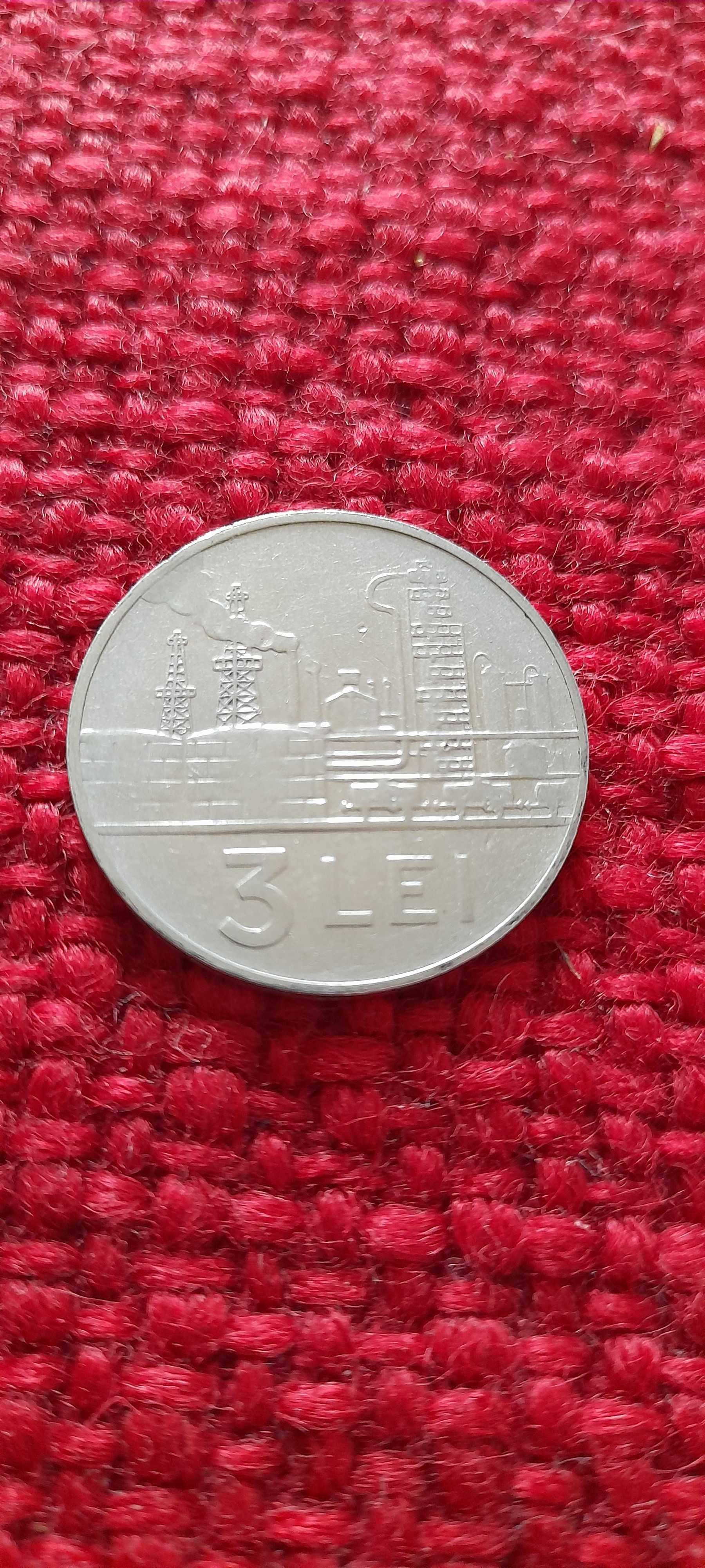 Moneda 3 lei 1966