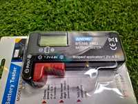 Tester baterii cu afisaj LCD, compatibil AAA, AA, 9V, camping, pescuit