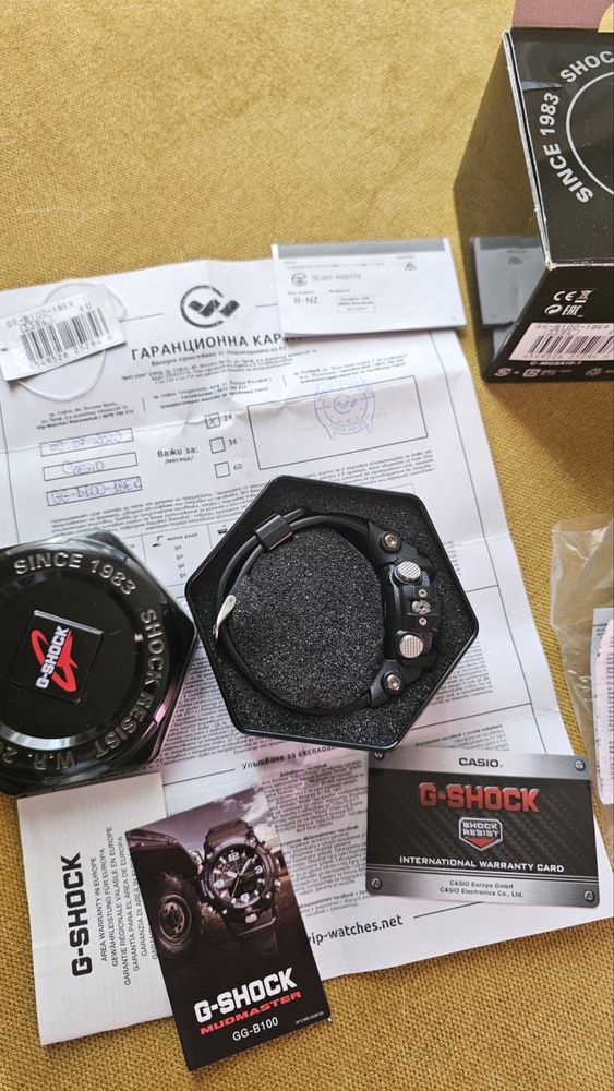 G SHOCK  GG-B100-1BER Mudmaster Black Out