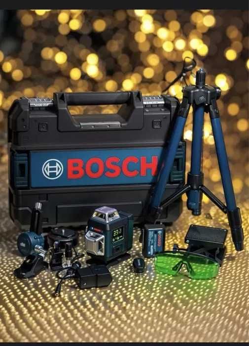 Лазерный уровень BOSCH 4D | 16 лучей | 360 градусов | лазерный нивелир