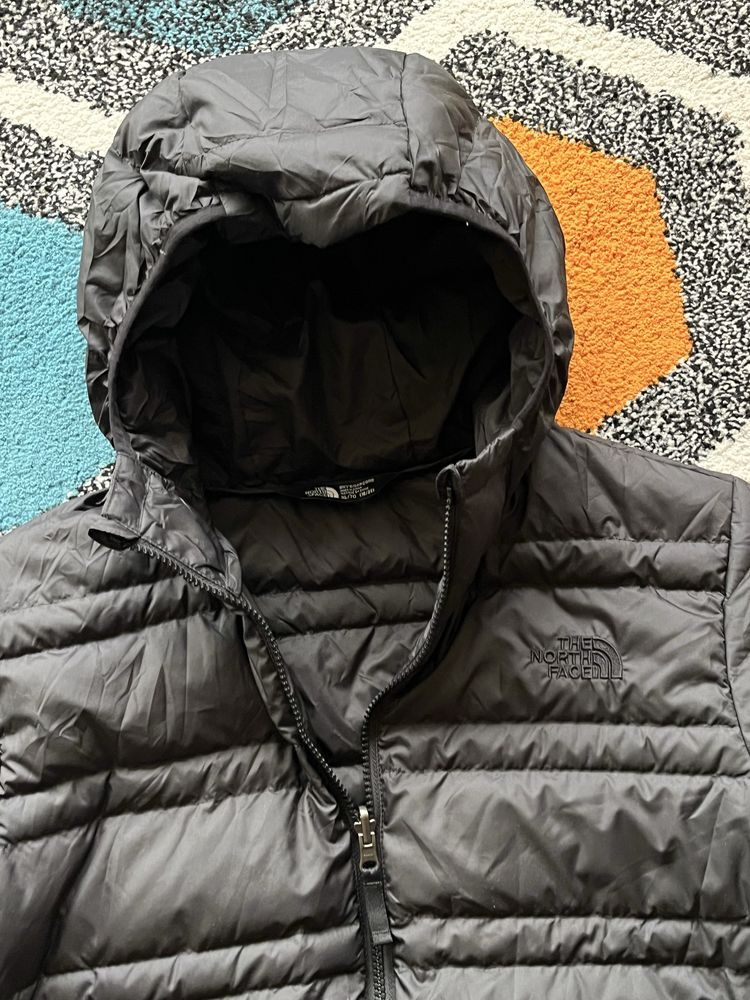 The North Face : Down Hooded Jacket - Младежки ХЛ / Мъжки S - Оригинал
