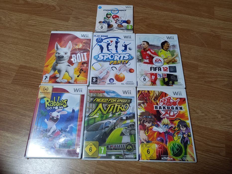 Consola joc Nintendo Wii + 7;jocuri