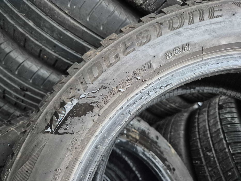 4 Anvelope de IARNA - 225/50/17 - BRIDGESTONE - STARE F BUNA DOT 2018