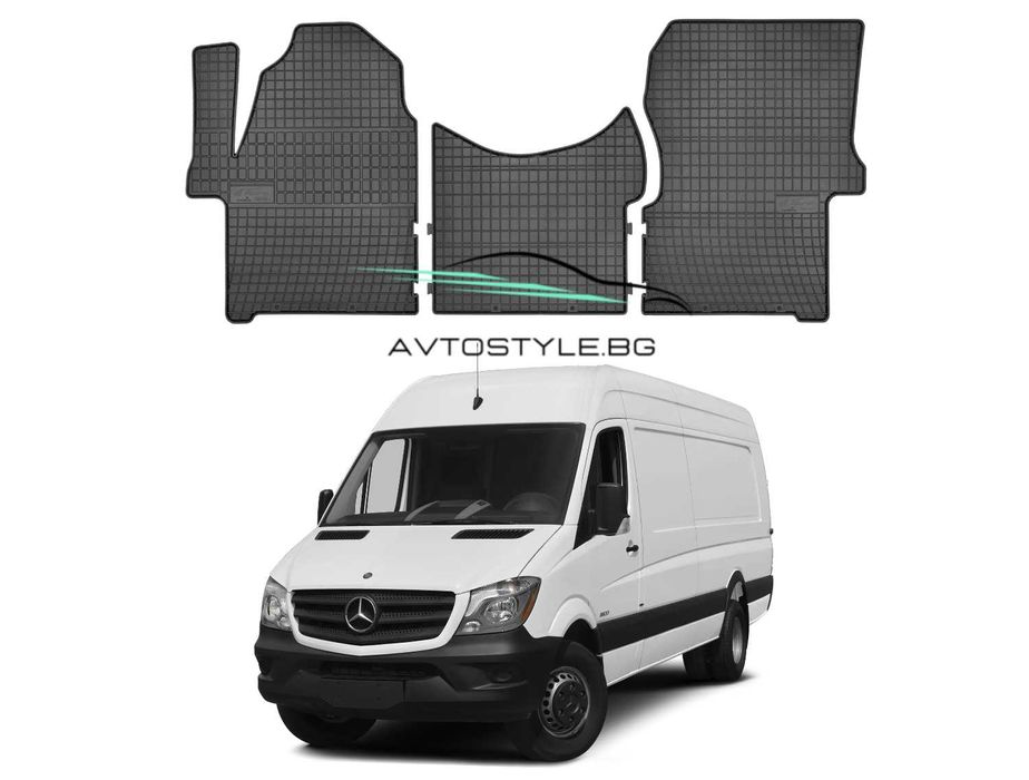 Гумени стелки за Mercedes Sprinter 2006-2018 г., Frogum - El Toro