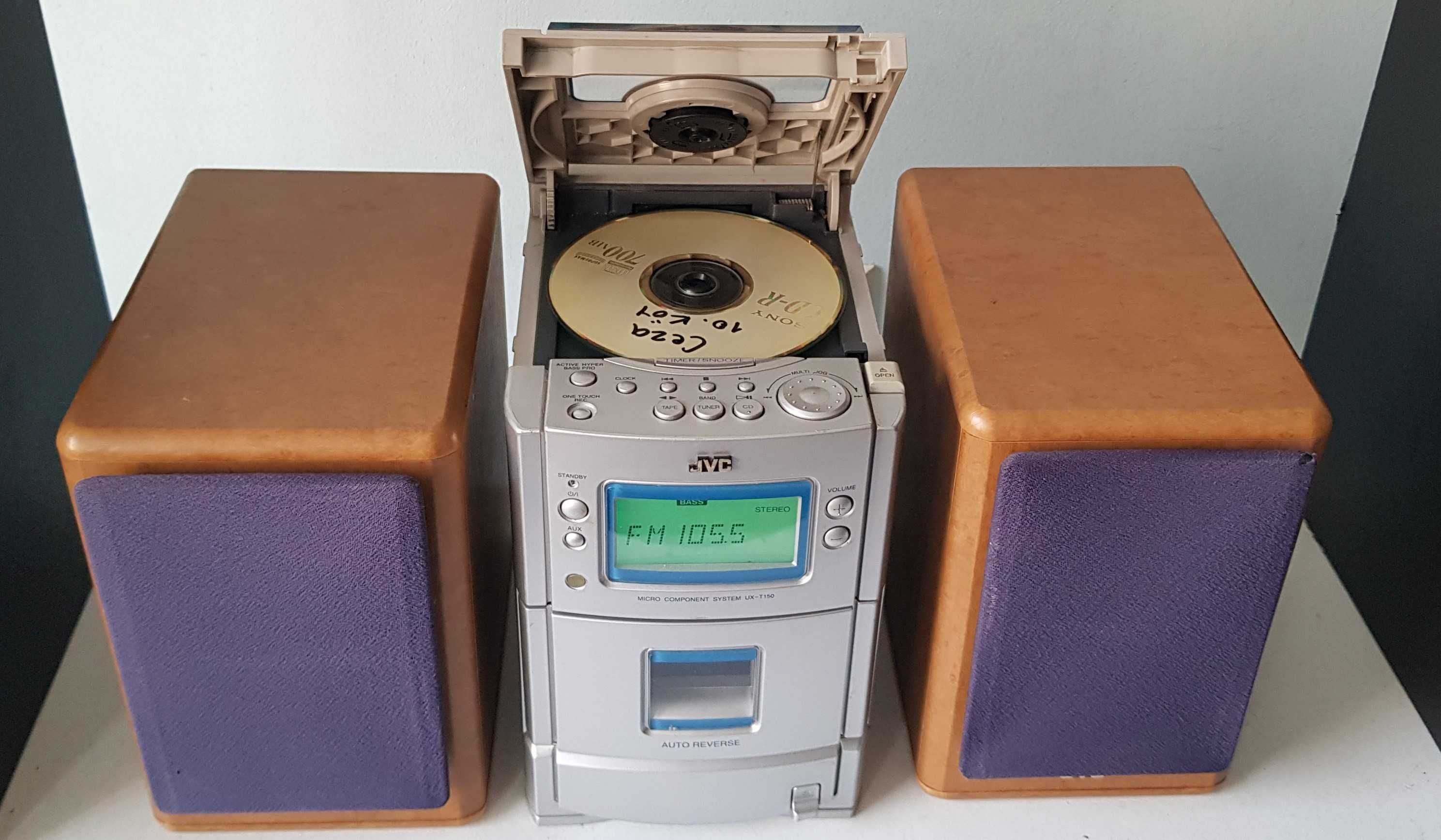 JVC UX T 150 muzica combina boxe CD AUX