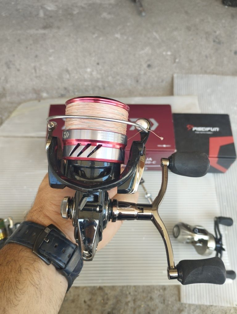 Daiwa, Shimano, piscifun. Макара, спининг, кастинг.