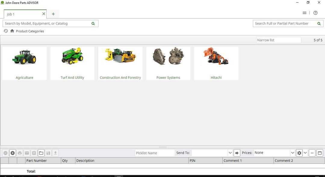 John Deere Parts Manager техническо ръководство трактори/комбайни