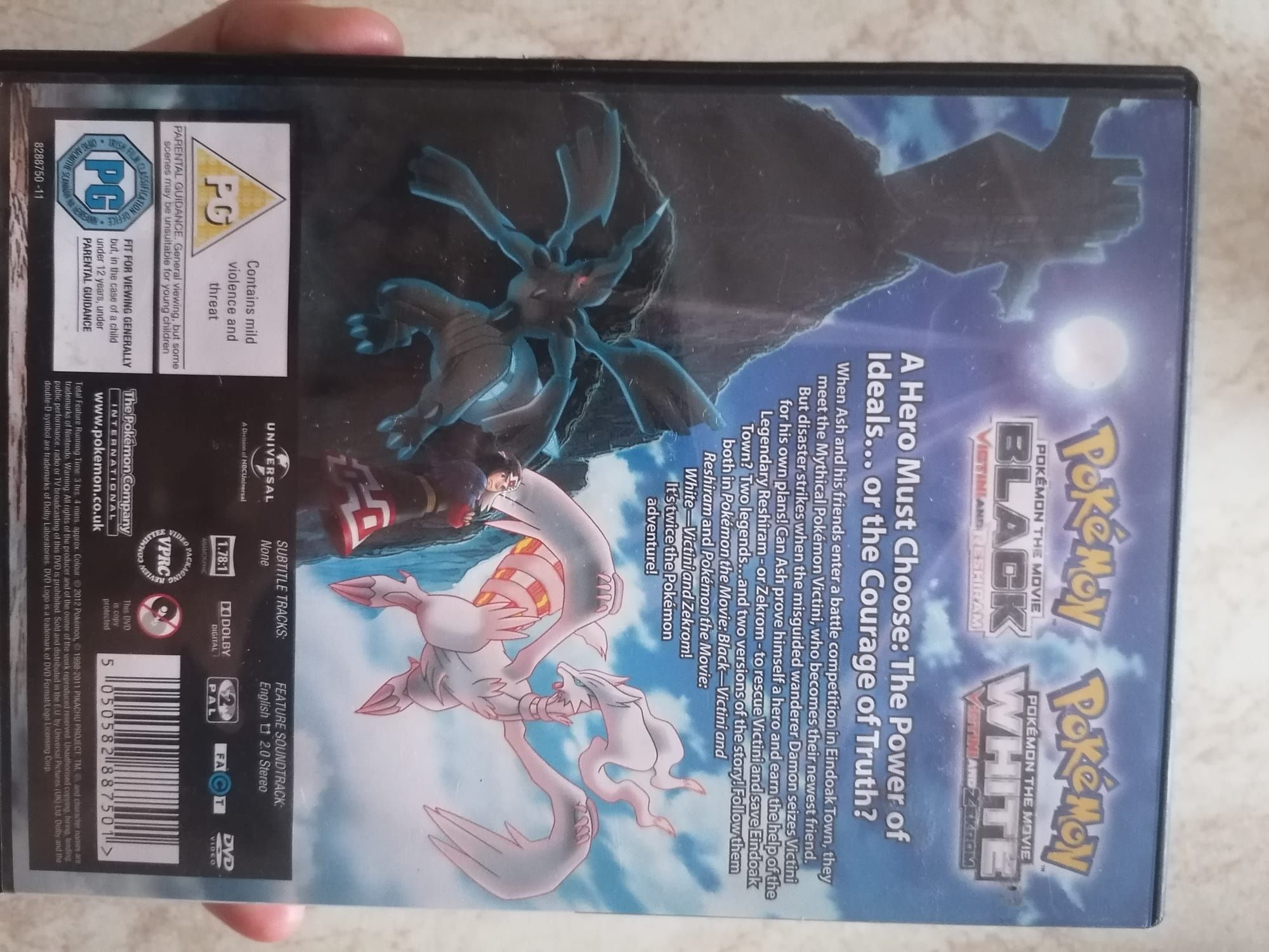 Dvd Pokemon Black and White