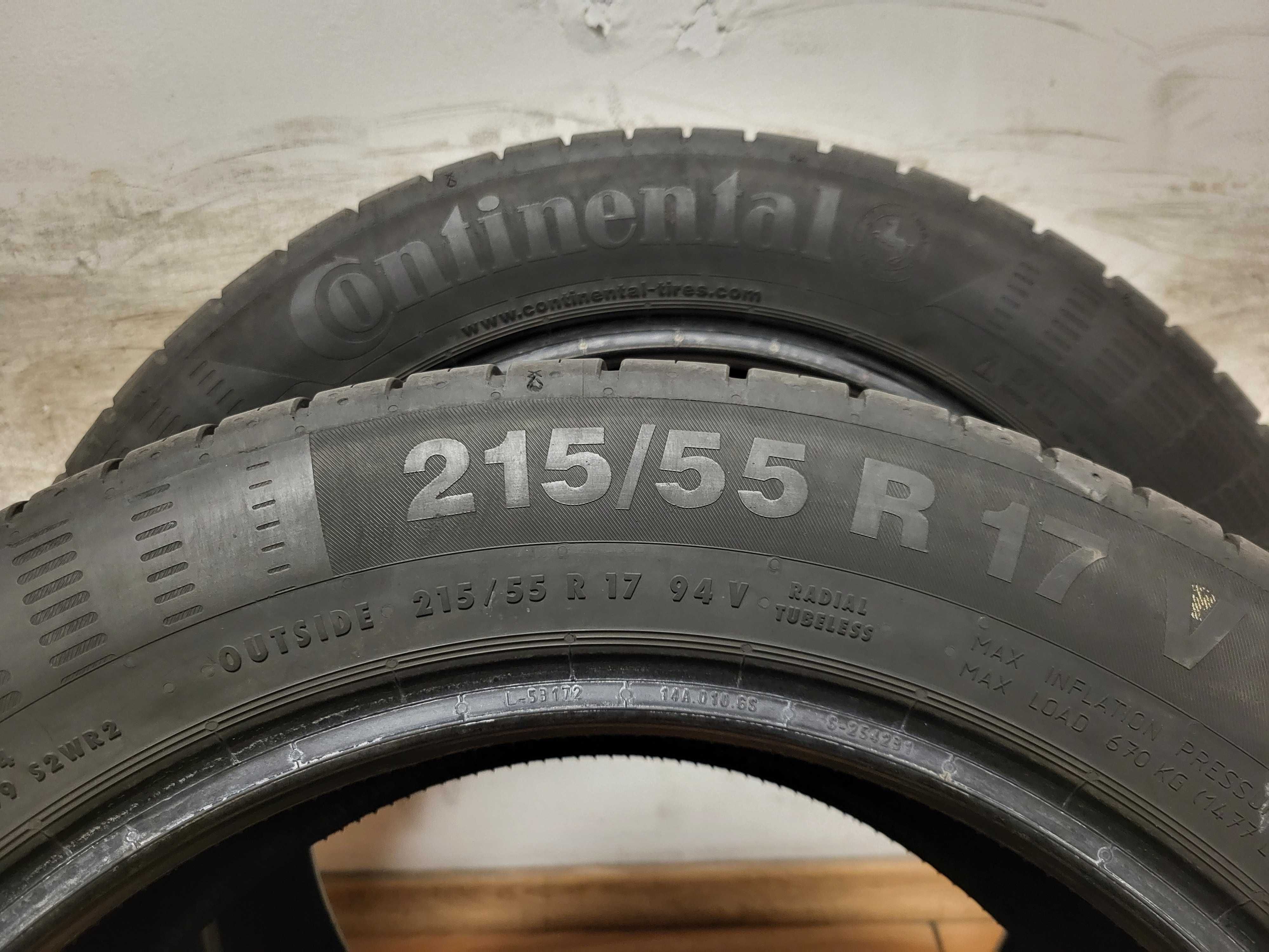 2 бр. 215/55/17 Michelin / летни гуми