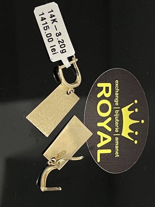 Bijuteria Royal CB : Cercei dama aur 14k 3,20 grame