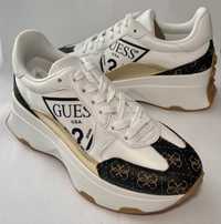 Sneakers Guess Calebb5 FLPCB5 FAL12 Alb