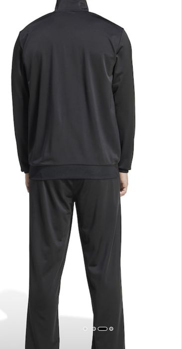 adidas Sportswear, Спортен екип с висока яка, Черен, Сив, ХЛ