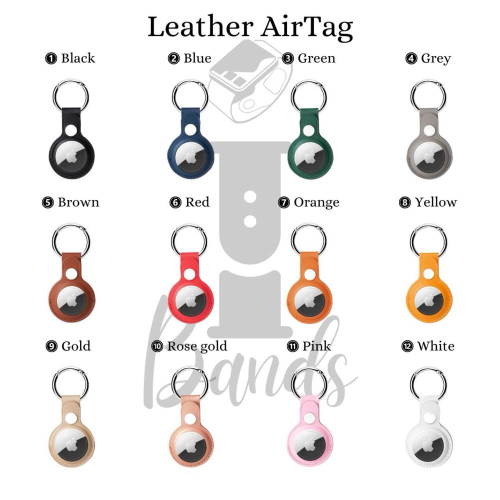 Кожено калъфче ключодържател за AirTag