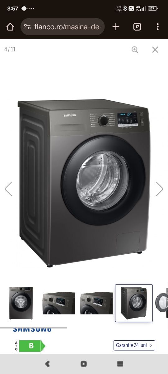 Masina de spalat rufe Samsung WW70TA046AX/LE