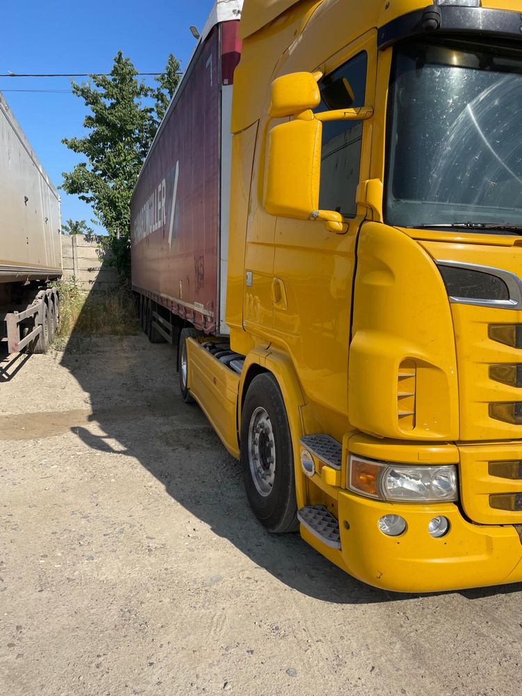Vând ansamblu Scania G420 LA + semiremorca Schwarzmuller