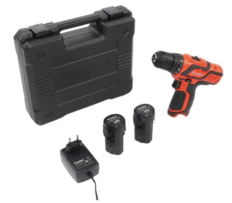 Masina noua de gaurit si insurubat Panzer, cu 3 acumulatori, 12 V