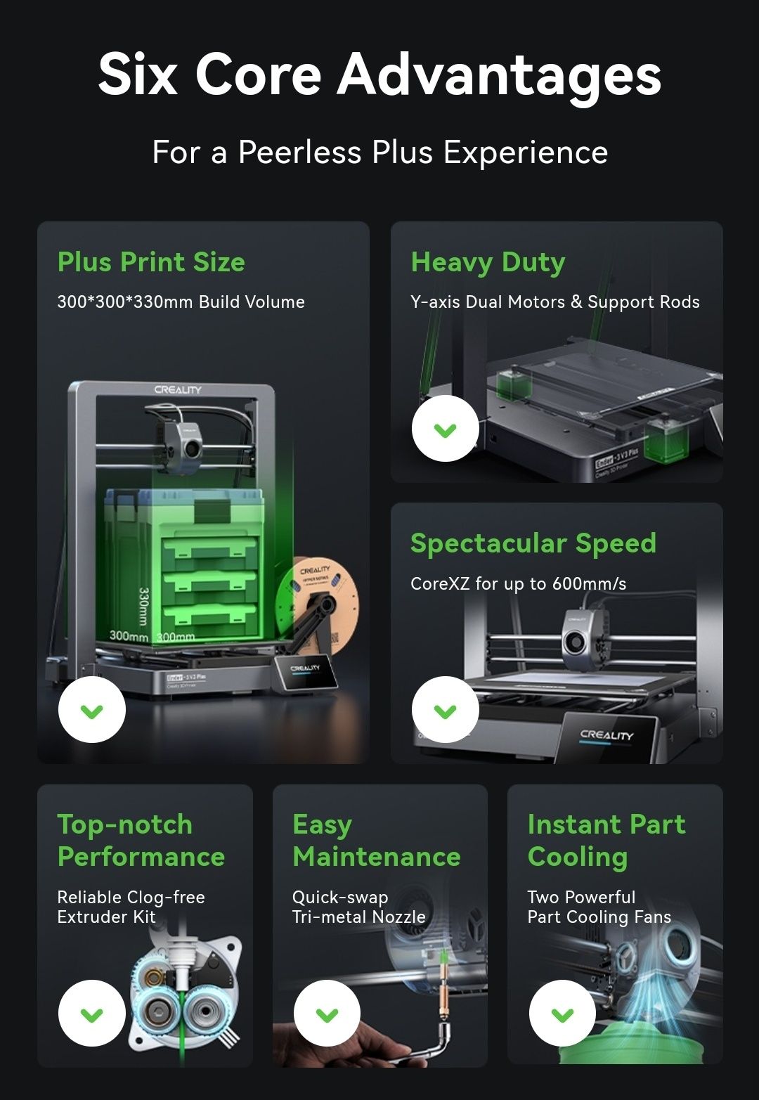 3д принтер Ender 3 V3 Plus 3d printer [официальный дилер, гарантия 1 г