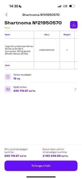 Genau yugurish yo’lakchasi.