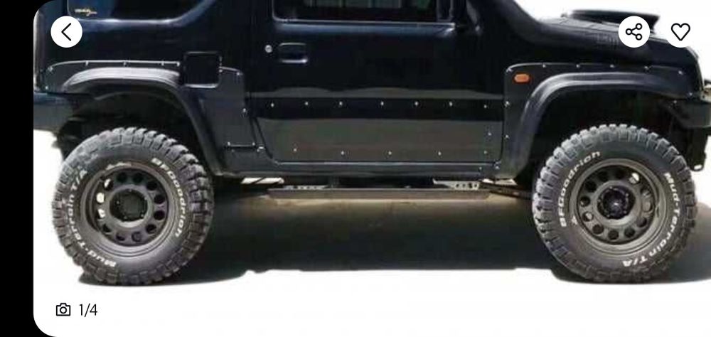 Vând overfendere şi bulbar pentru Suzuki Jimni.