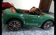 Masinuta electrica cu acumulator si telecomanda Bentley verde 6V/7Ah