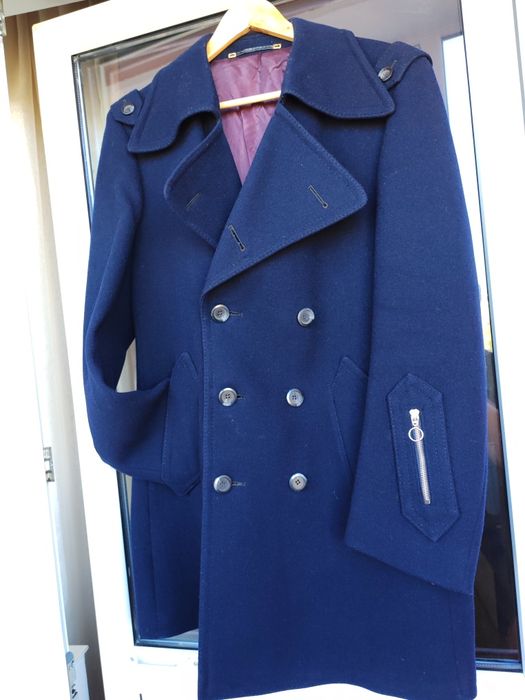 Palton L bărbătesc 100% lână virgină