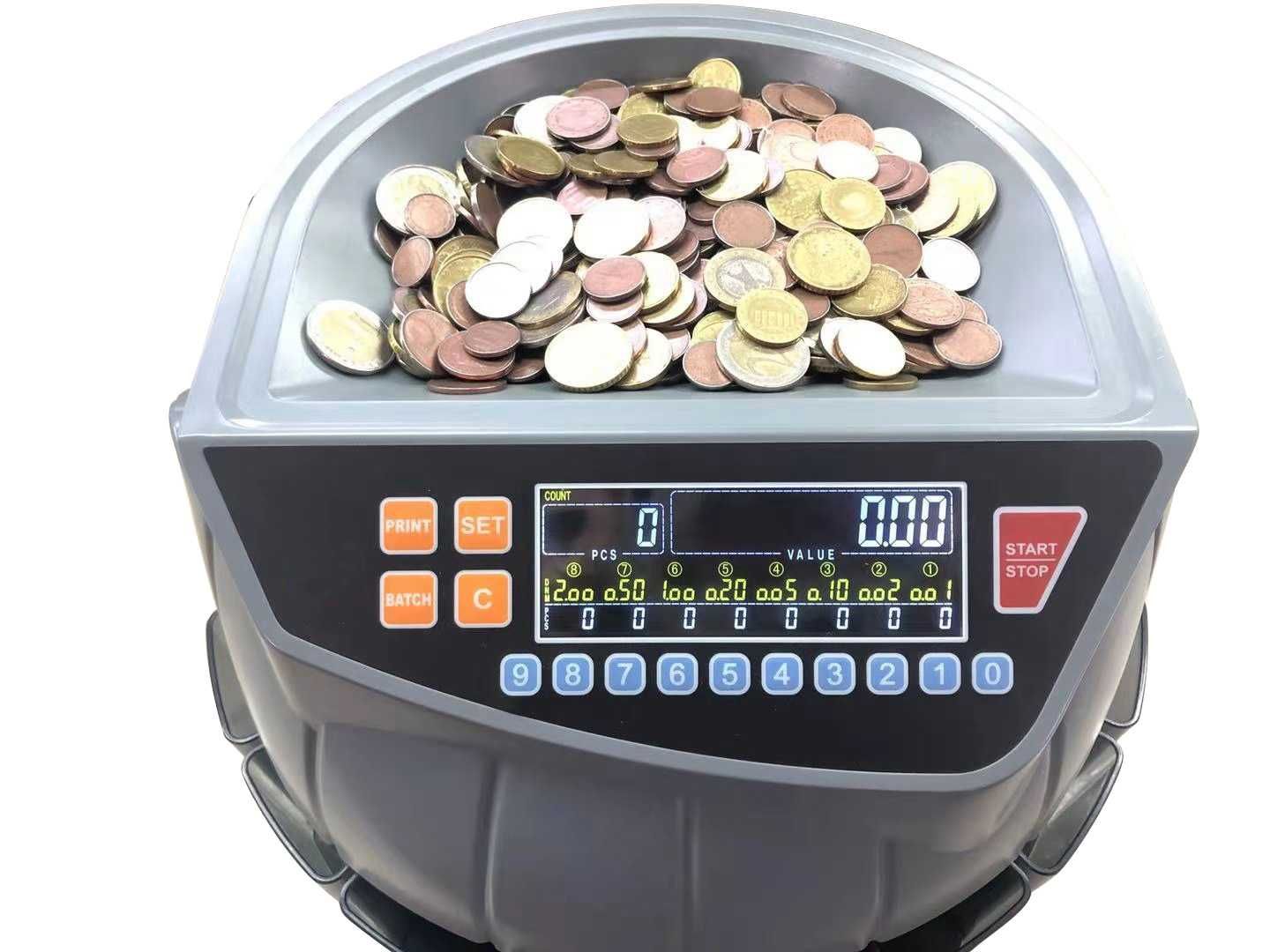 Машина за броене и сортиране на български стотинки монети различни 1 2