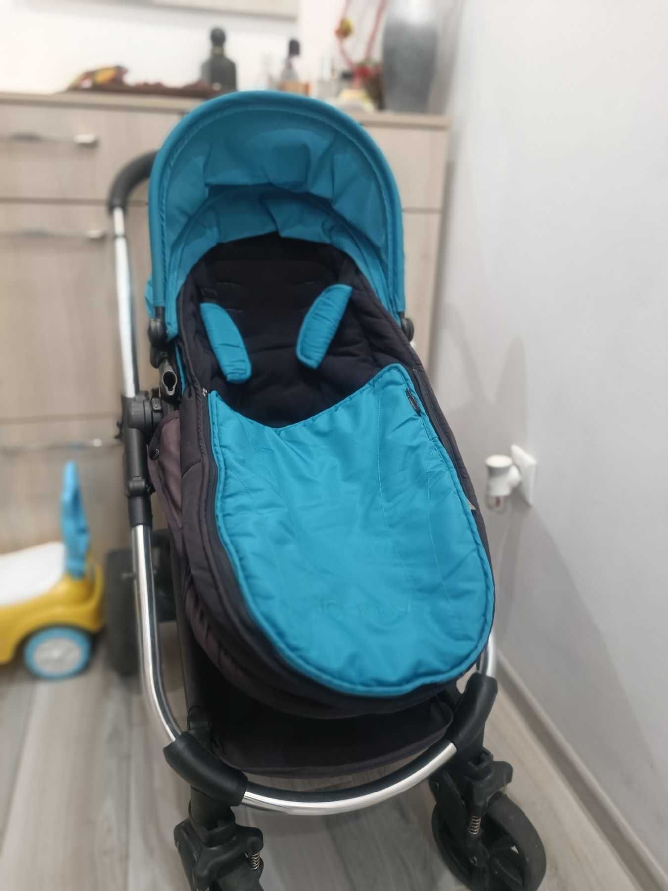 Детска количка Icandy Strawberry 2 в син цвят