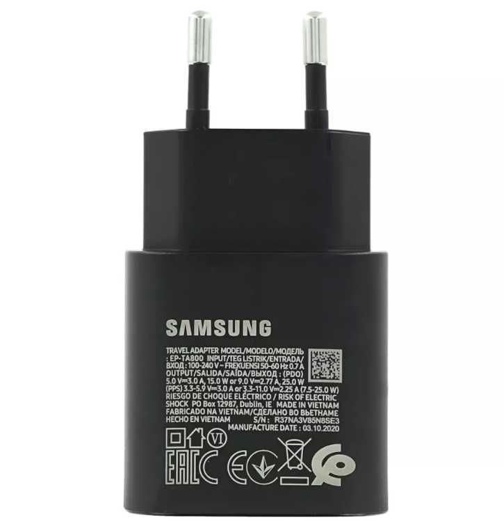 Оригинално зарядно Samsung USB-C 25W