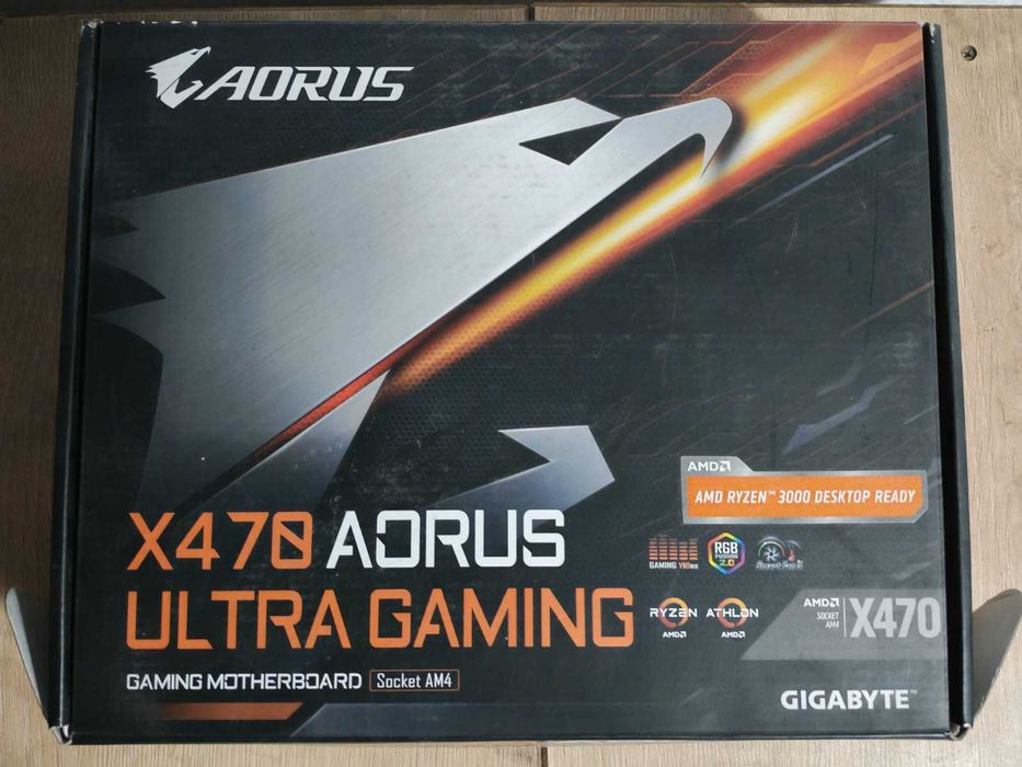 Материнская плата в сборе Gigabyte X470 AORUS ULTRA GAMING